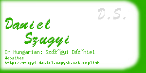 daniel szugyi business card